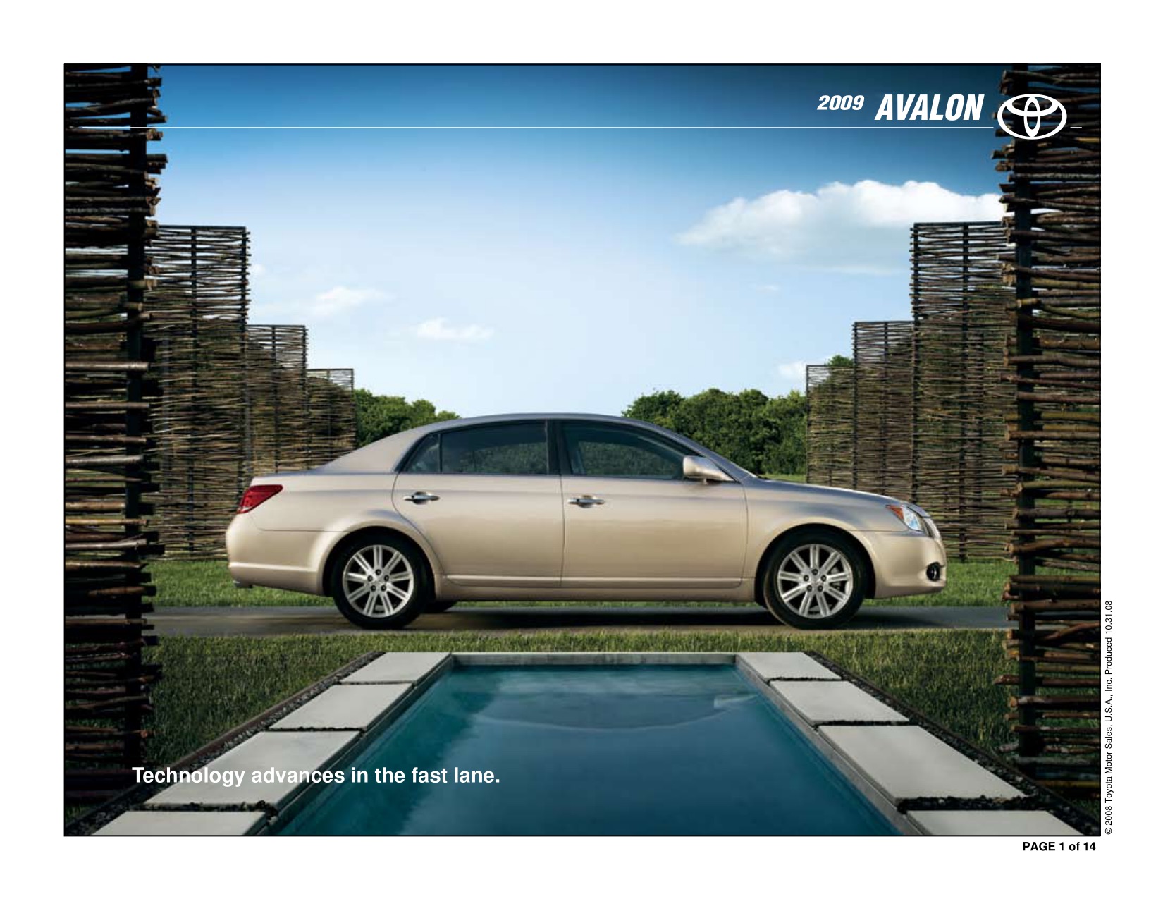 2009 Toyota Avalon Brochure Page 3